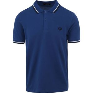 Fred Perry - Polo Kobalt Blauw - Slim-fit - Heren Poloshirt