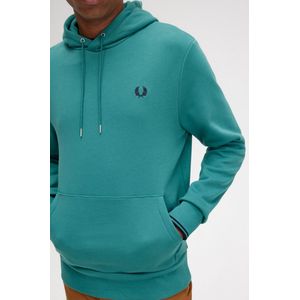 Fred Perry Tipped Hooded Sweatshirt - Mint groen - S