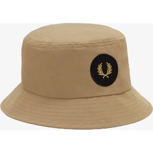 Fred Perry Laurel Wreath Patch Bucket Hat - Zand - M