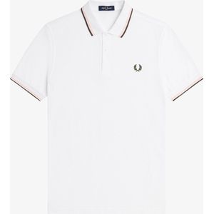 Fred Perry poloshirt korte mouw wit