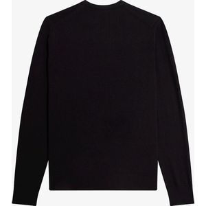 Fred Perry - Klassieke Crew Neck Jumper - Zwart - Sweatvest