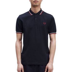 Fred Perry - M3600 - Poloshirt - Katoen Piqué - Kraag met Twee Strepen