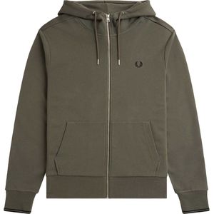 Fredperry Fp Sweatshirt Met Capuchon Met Rits - Fashionwear - Volwassen
