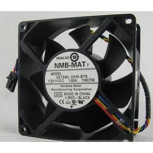 NMB 3615ML-04W-B76 9238 12V 1.6A 4PIN pwm computer case cooling fan