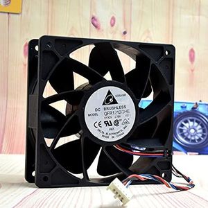 Delta QFR1212GHE 12V 2.7A 12038 Ants S7 S9 Before And After Universal Cooling Fan