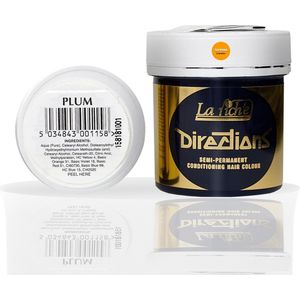 Directions Hair Colour Semi-Permanent Conditioning Hair Colour Plum