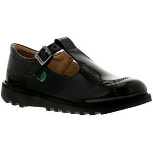 Kickers Kick TPatent Youth Mary Jane lage schoenen voor meisjes, zwart, 38 EU