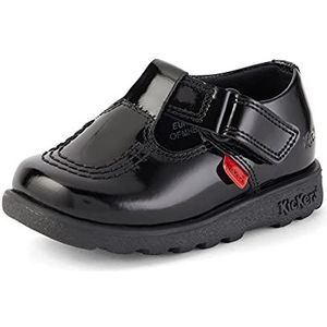 Girl's Kickers Infant Fragma T-Bar Patent Shoes in Black