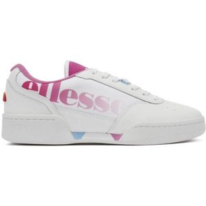 Ellesse Piacentino leer AF sneakers dames - Wit / Roze