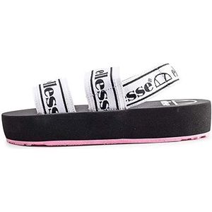 ellesse Giglio Open teen sandalen voor meisjes, meerkleurig (wit/zwart Wht/Bk), 3 (35.5 EU)