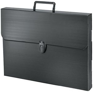 Artcare A1 Polyliet koffer, Zwart, Synthetisch materiaal, 92 x 5 x69 cm