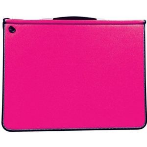 Artcare Premier Portfolio, A4, fuchsia (5 hoezen), synthetisch materiaal, 35,5 x 5 x 28,5 cm, fuchsia, Fuchsia roze, 35.5x5x28.5 cm