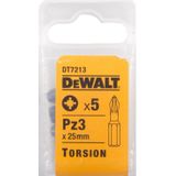 DeWalt Accessoires 25mm torsion pozidriv schroefbit, Pz3 - DT7213-QZ - DT7213-QZ