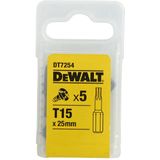 DeWalt - DT7254-QZ - Schroefbit Torx - 25mm - Professionele Kwaliteit - 5 Stuks