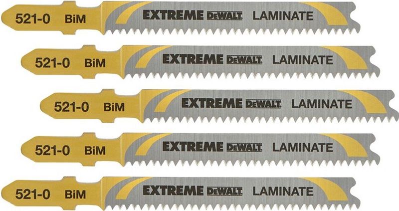 DeWalt - DT2080-QZ - Decoupeerzaagblad BiM - Hout en Laminaat - 5 Stuks