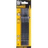 DeWALT DT2167 - Zaagblad HCS - 5 Stuks - Voor Hout - Koolstofstaal
