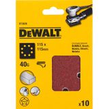 DeWalt - DT3020-QZ - Schuurpapier - Geperforeerd - Velcro - K40 - 10 Stuks