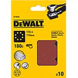 DeWALT DT3024 - Vlak Schuurvel - K180 - 115 x 115mm - 10 Stuks