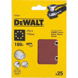 DeWALT DT3034 P180 Schuurpapier 1/4 Velcro VE=25