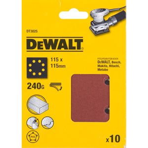 DeWALT DT3025 P240 Schuurpapier 1/4 Velcro VE=10