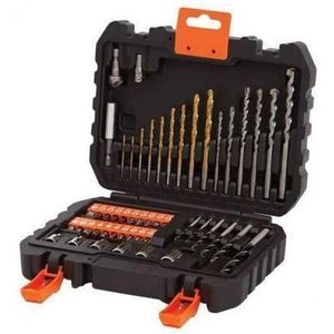 Black&Decker A7188-XJ Boor- en Schroefbitse - 50-deli - Metaa - Steen- en Houtboo - Schroefbit