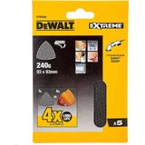 DeWalt - Mesh Schuurgaas - 93x93mm - K240 - 5 Stuks