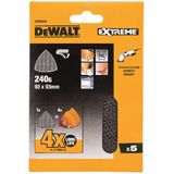 DeWalt - Mesh Schuurgaas - 93x93mm - K240 - 5 Stuks