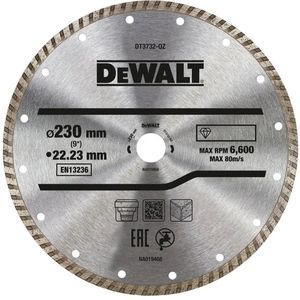 DeWalt - DT3732-QZ - Diamantdoorslijpschijf - 230 mm - Gesinterd