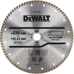 DeWALT DT3732 Diamantschijf Turbo 230x22,23mm