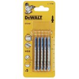 DeWalt - DT2162-QZ - Decoupeerzaagblad HSS - Metaal - 5 Stuks