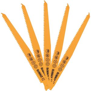 Reciprozaagblad - DT2349 -BiM 228x3,6-5,1mm voor hout met spijkers (5 ST.)