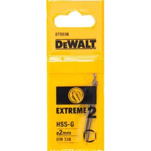 DeWALT DT5036 HSS-G metaalboor EXTREME 2™ 2x49mm VE=2