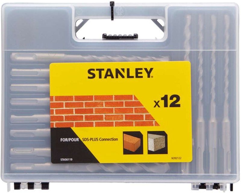 Stanley - Set Betonboren - 8 Stuks - SDS-Plus - Diverse Diameters
