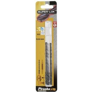 3 Delige set HSS metaalboren Hex 4, 5 & 6mm.