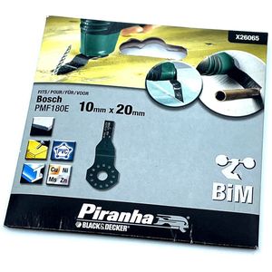 Piranha Invalzaagblad - voor Bosch PMF180E - 10x20mm - X26065