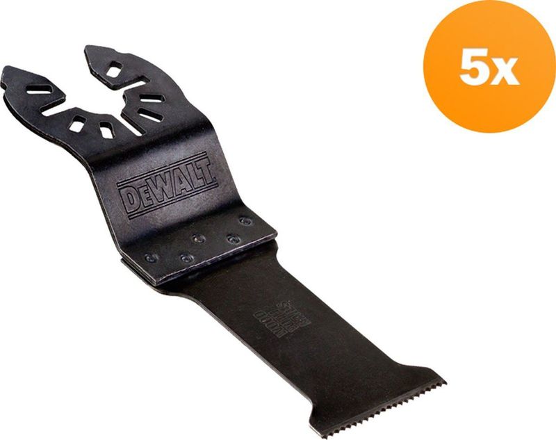 DeWALT DT20723 Multitool Zaagblad BIM Tbv Hout met Nagels 43x31mm VE=5