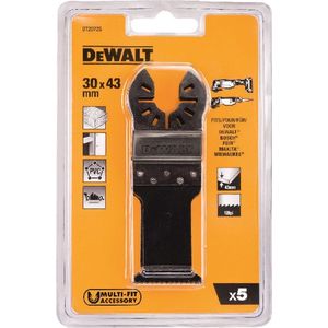 DeWALT DT20725 Multitool Zaagblad HCS tbv Snel Zagen Hout 43x31mm VE=5