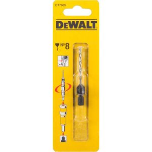 DeWalt Accessoires Voorboor en verzinkboor, maat 6 met 4 snijkanten - DT7604-XJ