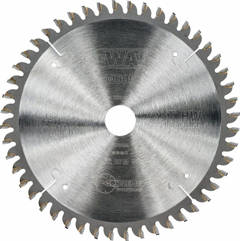 DeWALT - DT4084 - Zaagblad - 160 x 20 mm - TCG - 48 Tanden