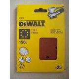 Dewalt - DT3015 - Schuurpapier - 115 x 140 mm - K150 - 25 stuks