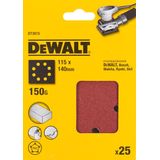 DeWalt Accessoires Schuurpapier 1/4, 115x140mm (D26420), geperforeerd, K150 - DT3015-QZ - DT3015-QZ