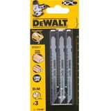 DeWalt - JBX BiM-Cobalt Decoupeerzaagblad - Metaal - 86,5x1,2mm - 3 Stuks
