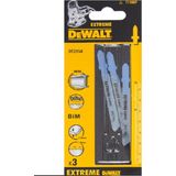 DeWalt JBX BiM-Cobalt Decoupeerzaagbladen - Voor Dik Metaal - 3 Stuks