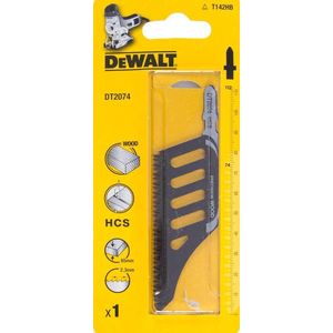 DeWalt DT2074 HCS Decoupeerzaagblad Precision - 2.3mm Tandafstand - Hout