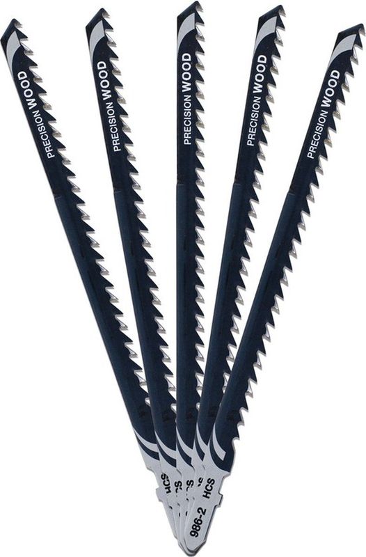 DeWALT DT2076 - Decoupeerzaagbladen - HCS - Voor Hout - Per 5 Stuks