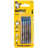 DeWalt HSS Decoupeerzaagblad - Metaal - 100mm - T123X - 5 Stuks