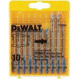 DeWALT - Zaagbladenset - 10 Stuks - Voor Metaal - Diverse Specificaties