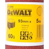 DeWALT DT3590 P60 Schuurpapier, rol 5m x93mm.