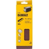 DeWalt Accessoires Schuurband, K80, 75x457mm (3x) - DT3642-QZ - DT3642-QZ