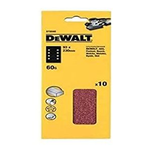DeWALT Schuurpapier 230 x 93 mm, geperforeerd P60 (10 stuks) DT8590